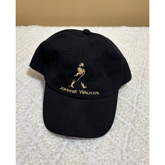 Johnnie Walker Keep Walking Whisky 2 Sided Embroidered Black Adjustable Hat - Picture 3 of 11